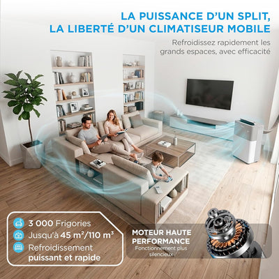 MIDEA Climatiseur PortaSplit Mobile Silencieux 4-in-1| 12000 BTU